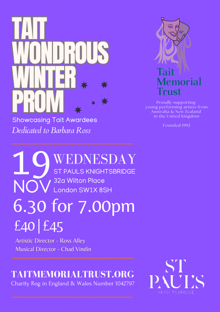 Tait Wondrous Winter Prom - <small>November 19th 2025</small>