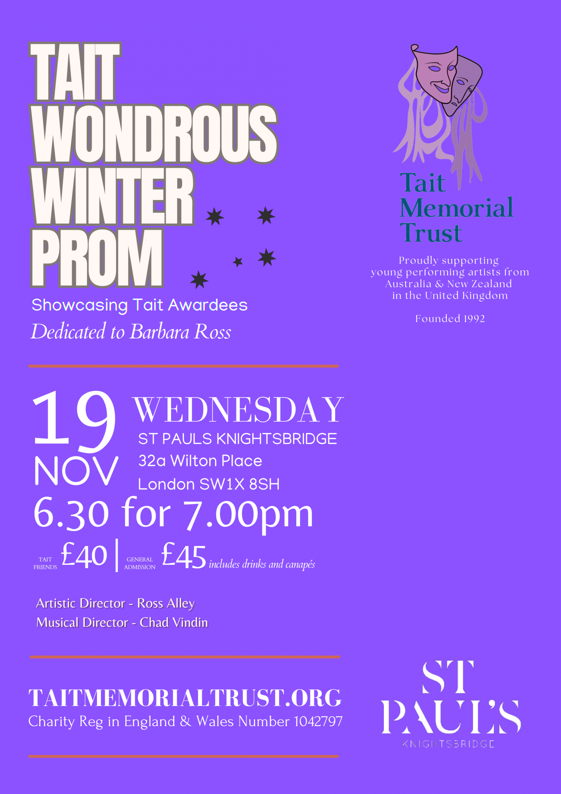 Tait Wondrous Winter Prom 2025 - <small>November 19th 2025</small>