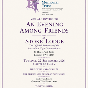 Tait Friends at Stoke Lodge -<small>September 22 2026</small>