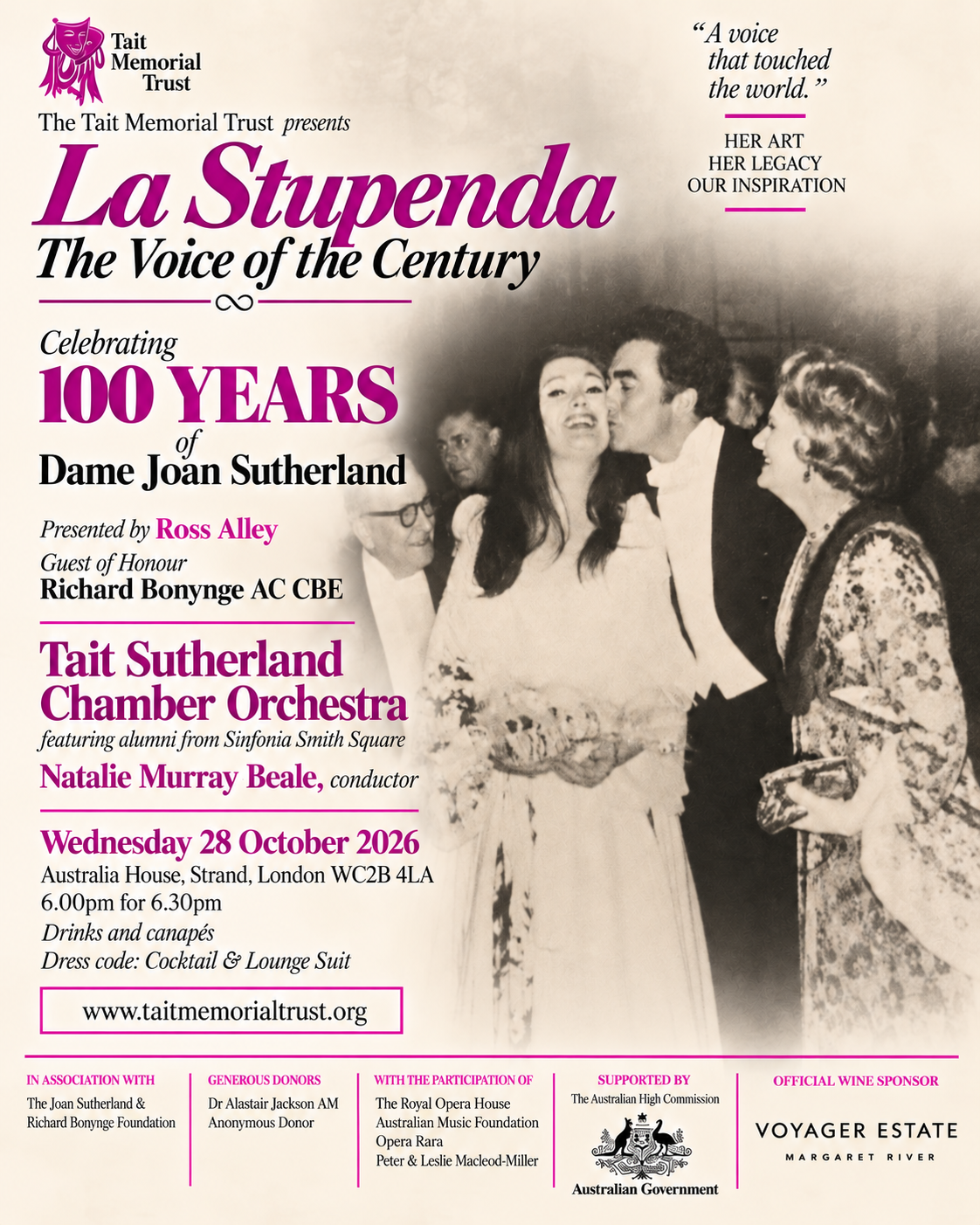 La Stupenda - The Voice of the Century -<small>October 28 2026</small>